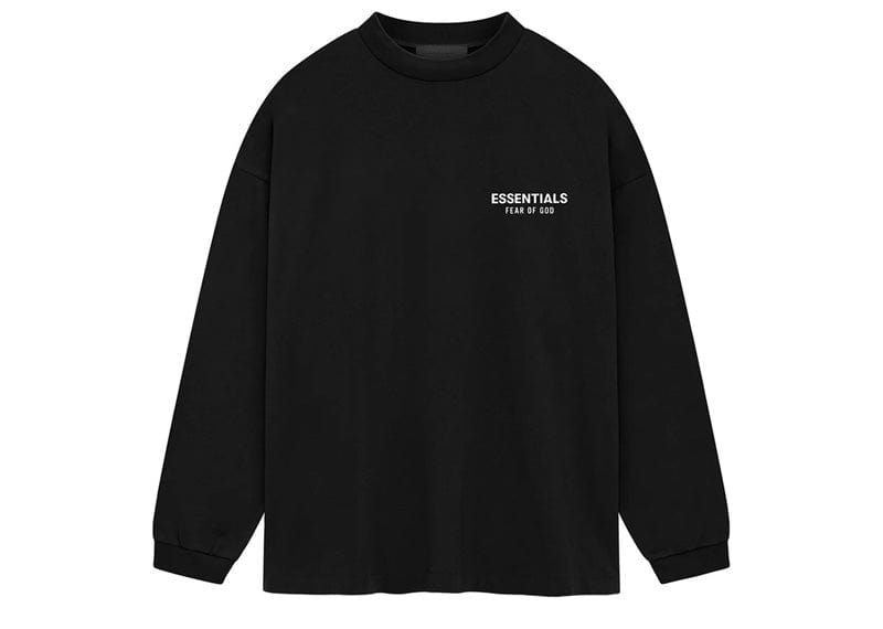 Fear of God Essentials Jersey Long Sleeve T-Shirt - 'Black'