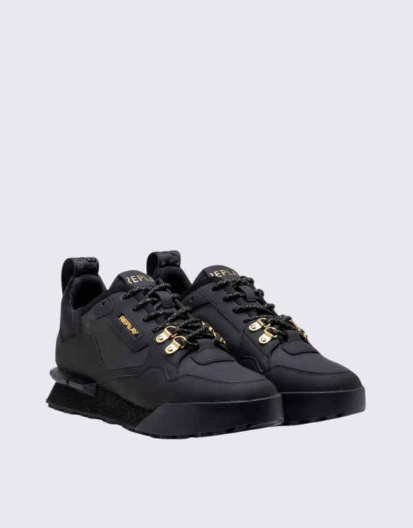Replay Field Hardware Sneakers In Black Men