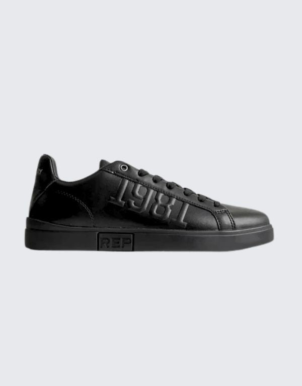 Replay Polys M 1981 Sneakers In Black On Black  Men