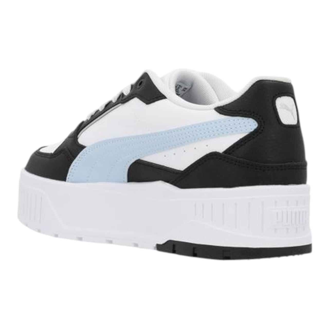 Puma Karmen ll Idol Womens Platform Low Top Sneaker -  White & Haute Tropic