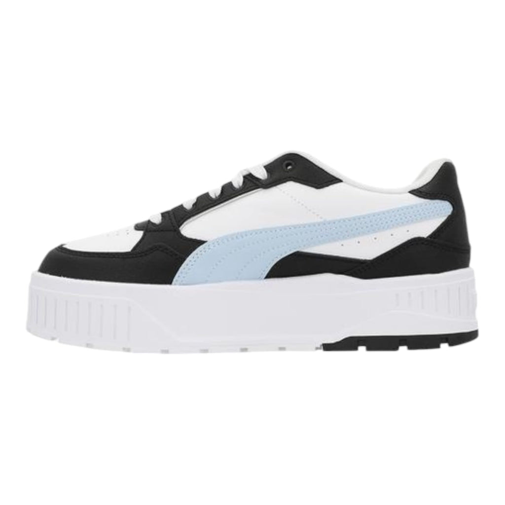 Puma Karmen ll Idol Womens Platform Low Top Sneaker -  White & Haute Tropic