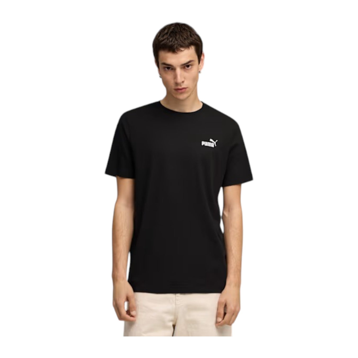 Puma Crew Neck Graphic Execution Regular Fit Tee - Black