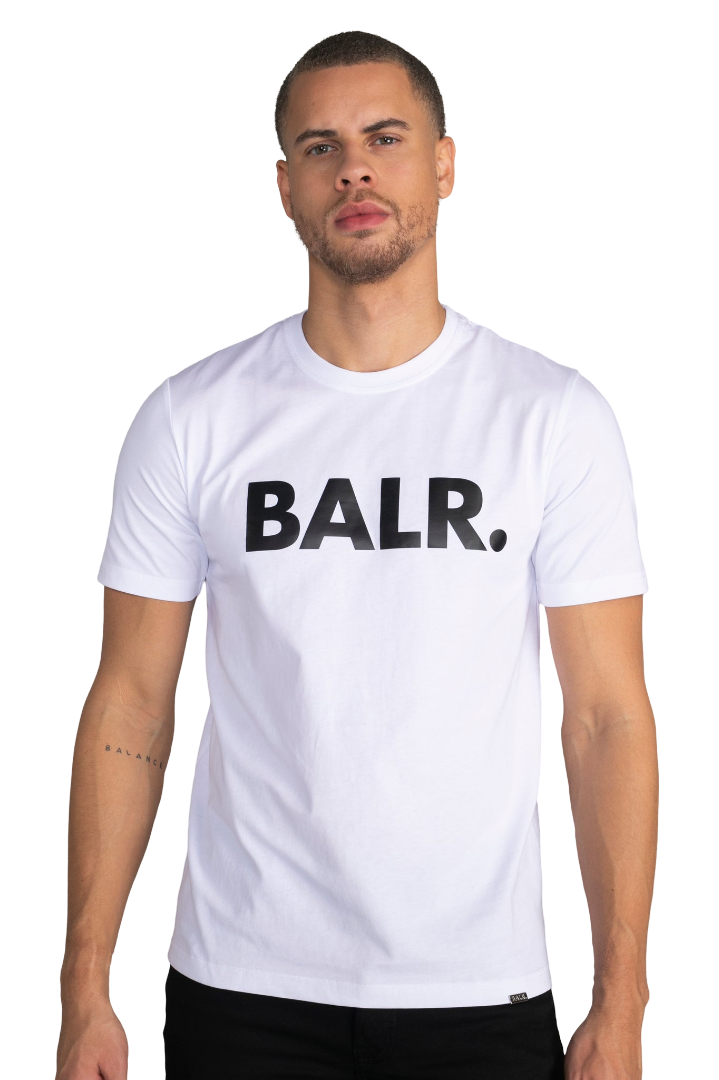 BALR. FIT T-SHIRT BRIGHT WHITE