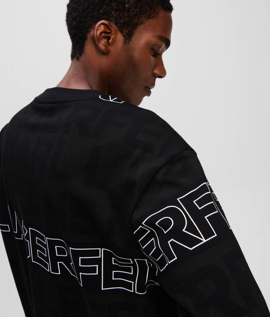 ALL-OVER KLJ LOGO T-SHIRT