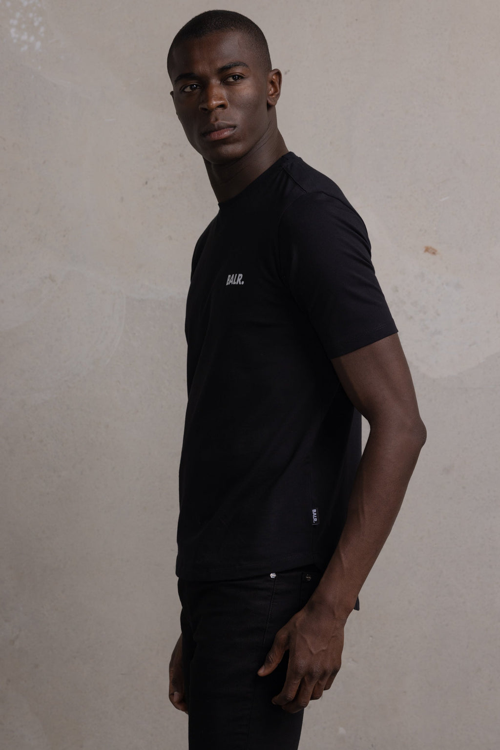 BALR Athletic Small Branded Chest T-Shirt Jet Black