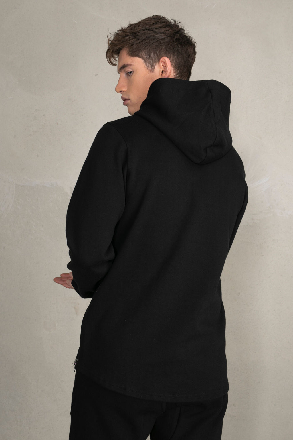 BALR Q-Series Straight Classic Hoodie Men Black