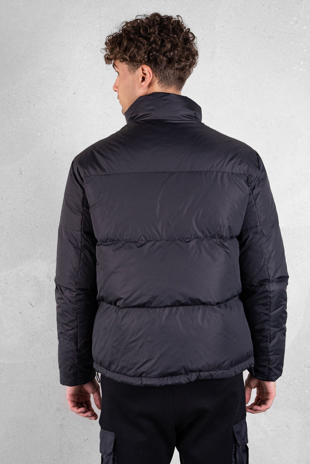 BALR Miles Straight Puffer Jacket Jet Black