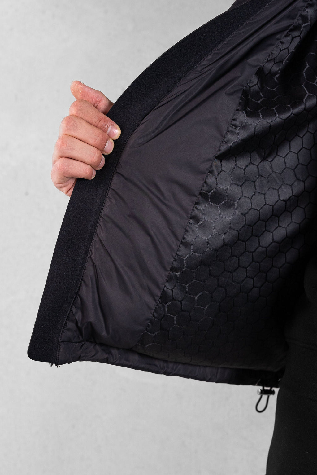 BALR Miles Straight Puffer Jacket Jet Black