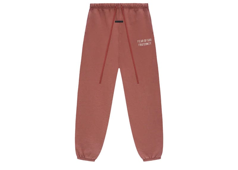 Fear of God Essentials Heavy Fleece Sweatpant - 'Crimson'