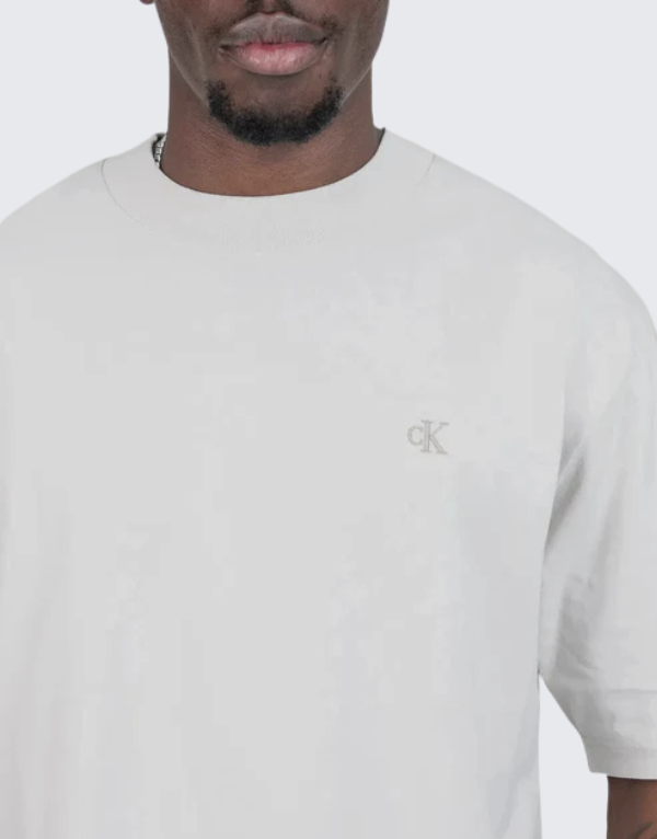Calvin Klein Heavy Relaxed T-Shirt In Light Grey Men