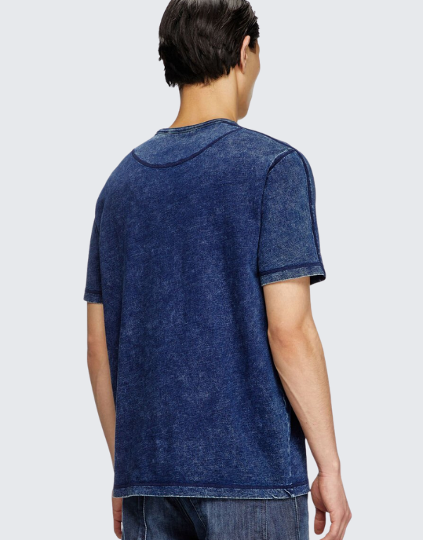Diesel T-Adjind Short Sleeve T-Shirt In 01 Men