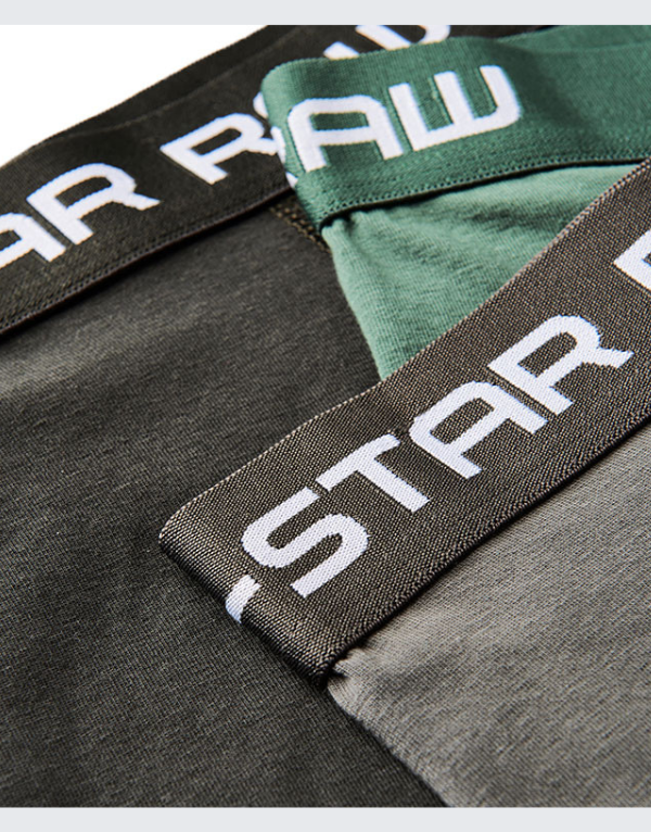 G-Star Raw Classic Trunk 3 Pack Gunmetal Grey Men