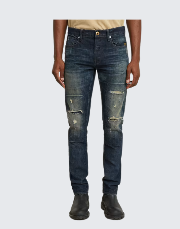 G-Star Raw 3301 Slim Jeans In Antique Foundry Wash Men