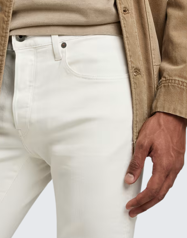 G-Star Raw 3301 Slim Jeans In White Gold For Men