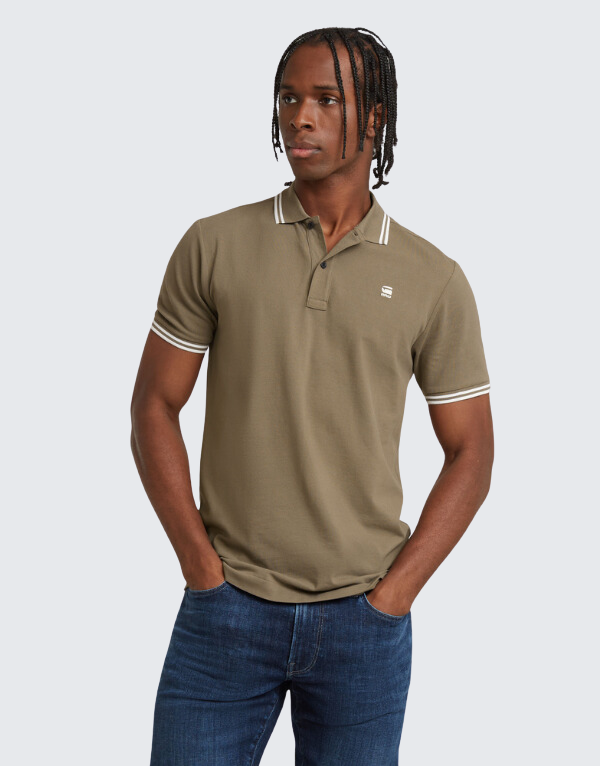 G-Star Raw Dunda Slim Polo Golfer Turf Green Men