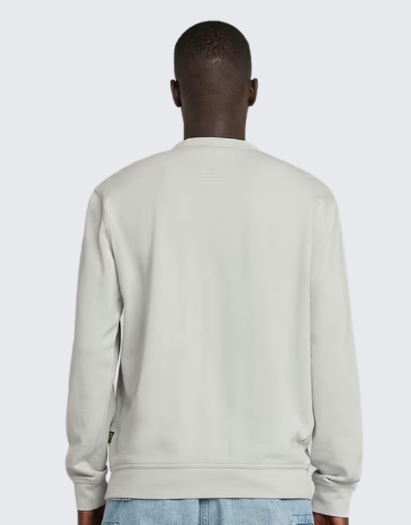 G-Star Raw G-Script Logo Sweater In Gs Mercury Mens