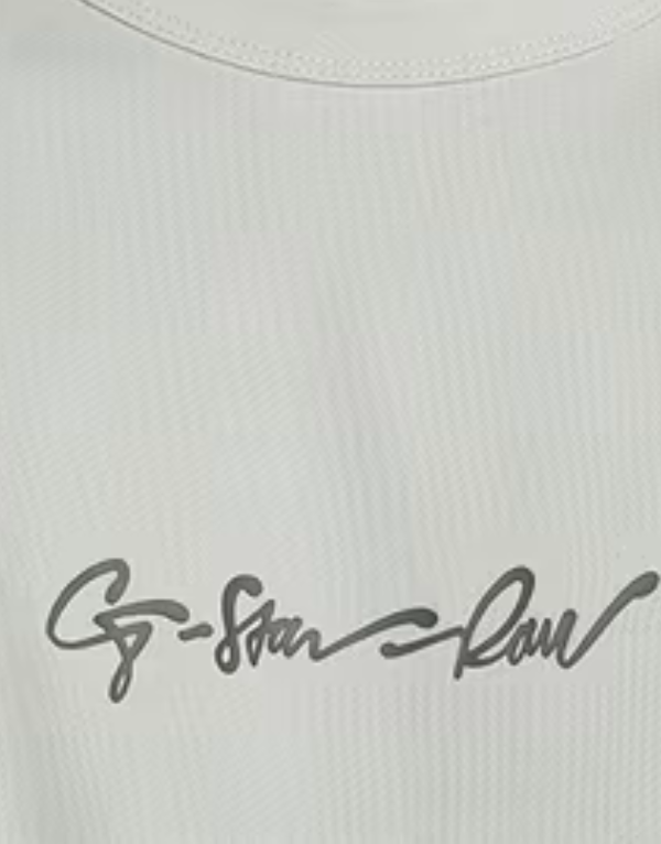 G-Star Raw G-Script Logo Sweater In Gs Mercury Mens