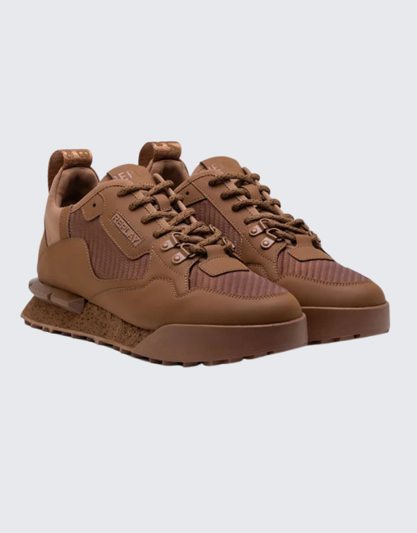 Replay Field Speed Carbon Sneakers In Camel Mens