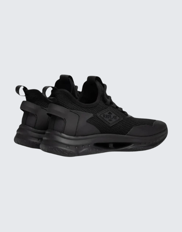 Replay Milefore Base Sneakers In Black For Men