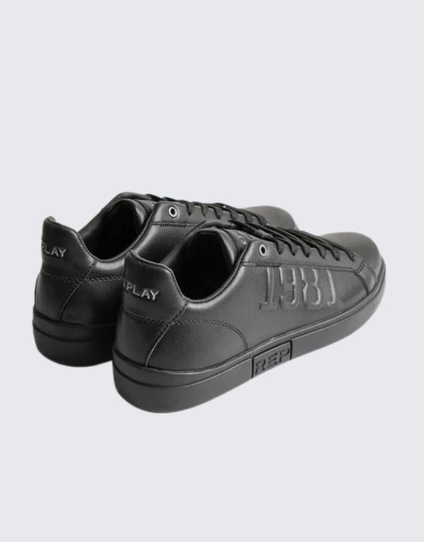 Replay Polys M 1981 Sneakers In Black On Black  Men